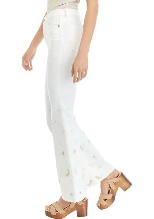 Jessica Simpson Embroidered Charm Flare Jeans 3
