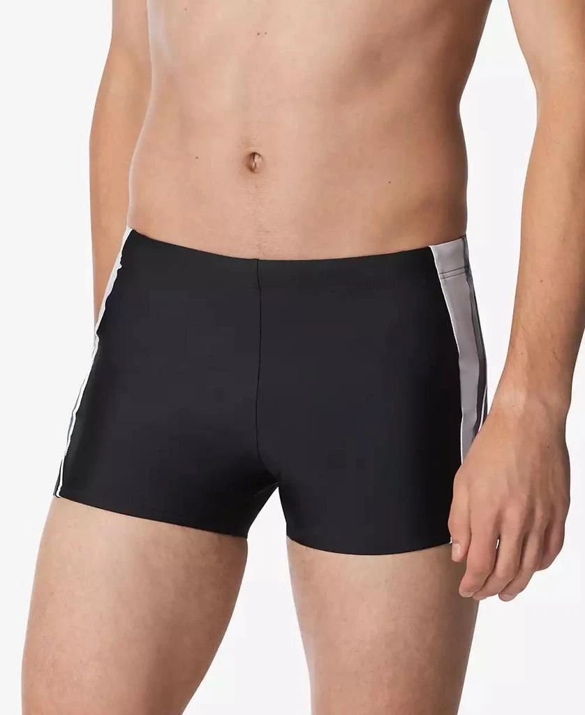 Speedo Men's Fitness Splice Stretch UPF 50+ Swim Trunks 1
