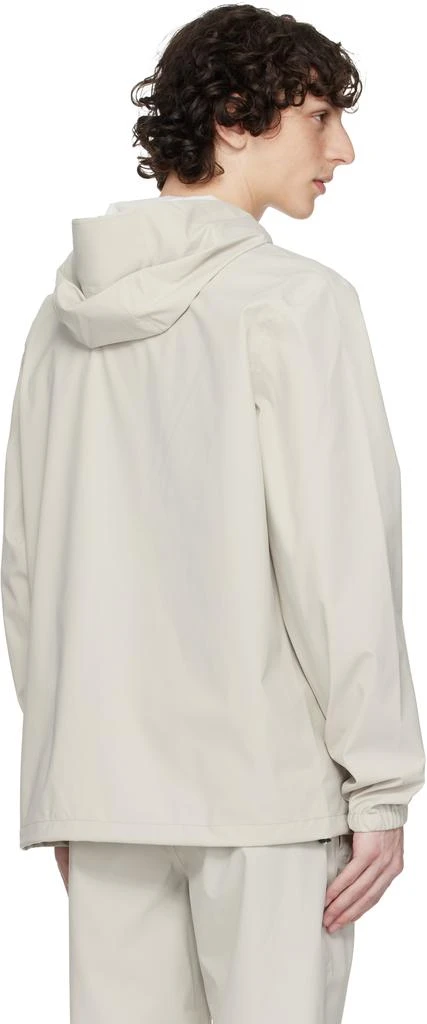 RAINS Beige Suva Hardshell Jacket 3