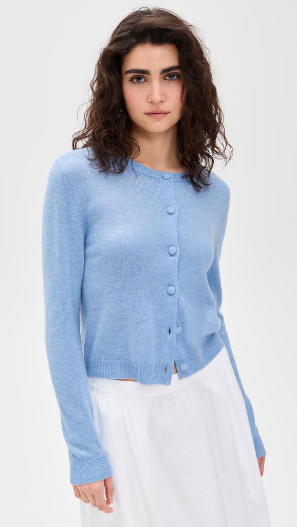 Velvet Velvet x Cleo Wade Chrichet Cashmere Cardigan