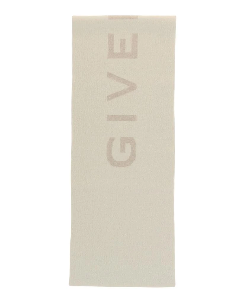 Givenchy Reversible Logo Wool Scarf 1