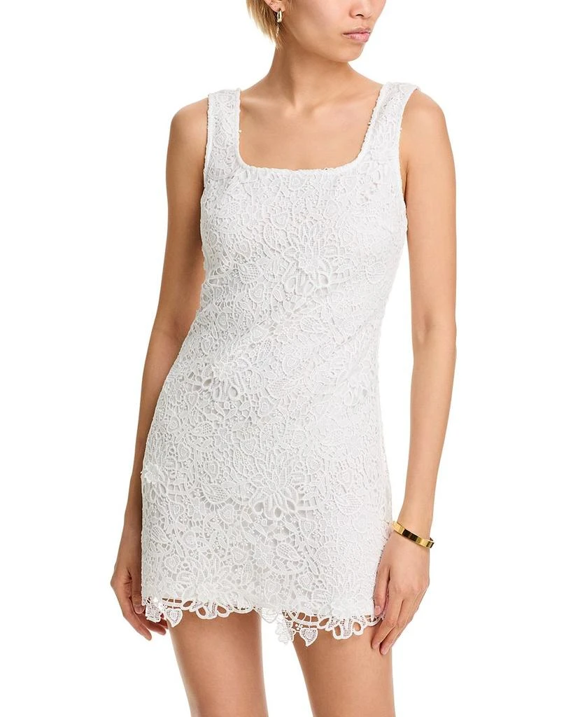 AQUA Lace Shift Dress - Exclusive 1