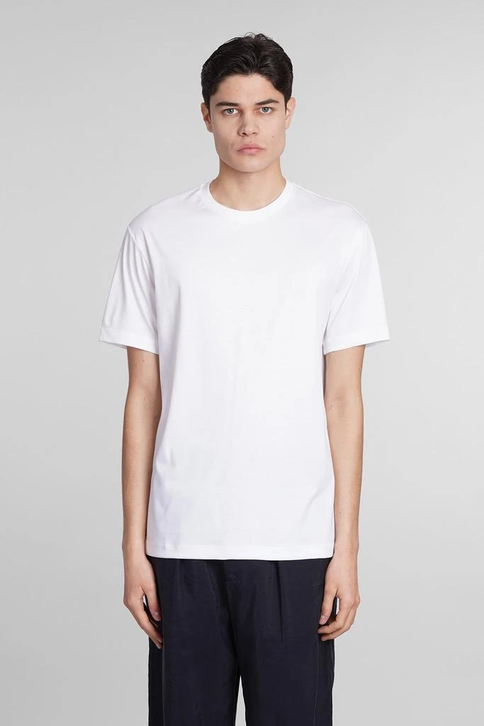Giorgio Armani T-shirt In White Cotton 1