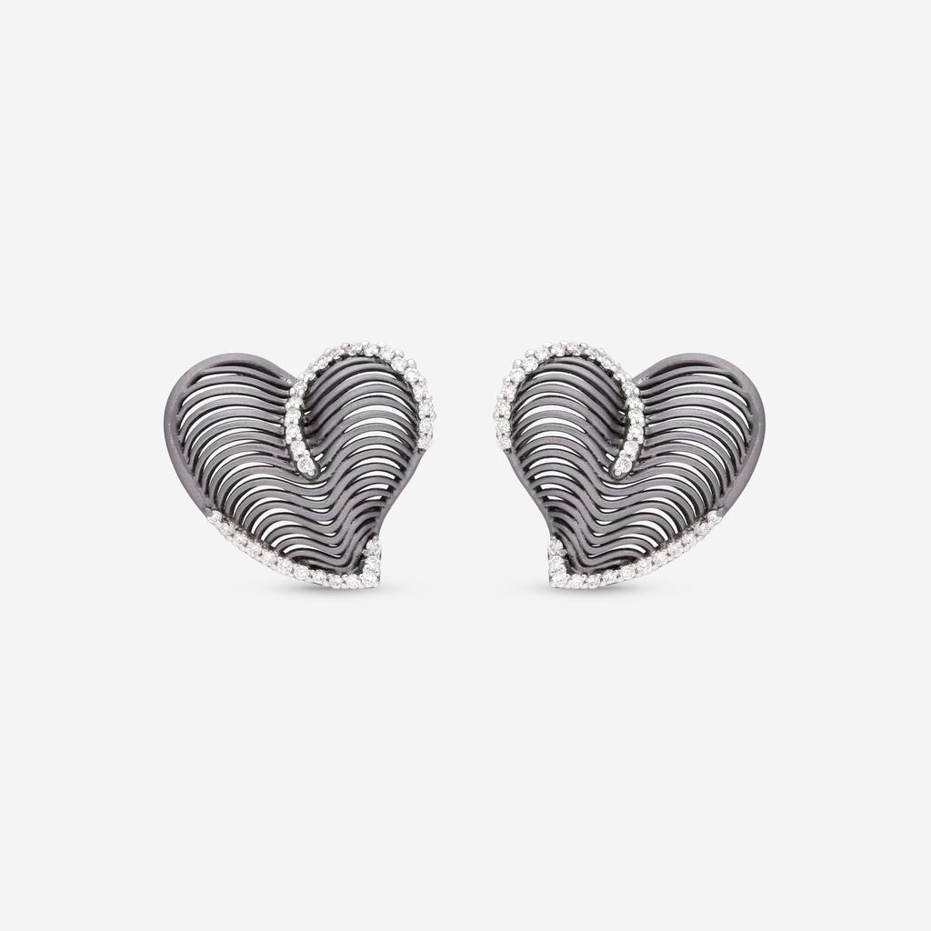 Giloro Giloro 18K White Gold Diamond Stud Earrings P3123-108