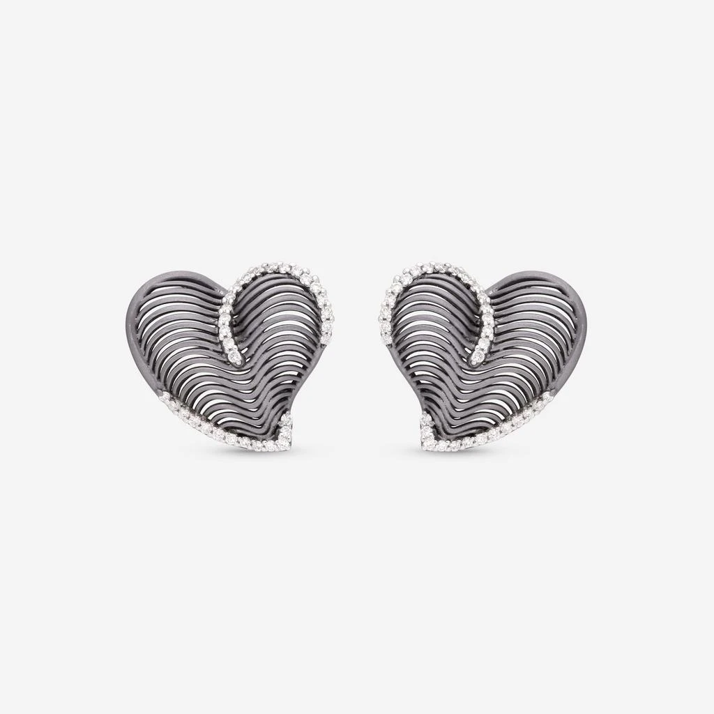 Giloro Giloro 18K White Gold Diamond Stud Earrings P3123-108 1