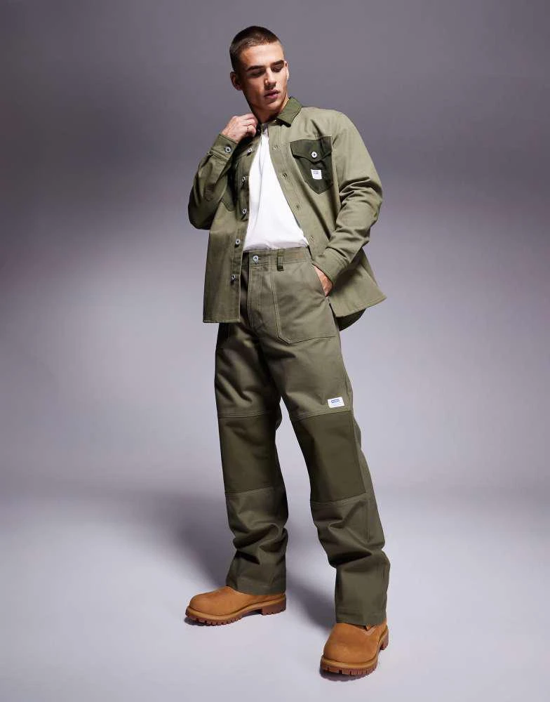 Hugo Blue HUGO BLUE Gorka co-ord trousers in green 1
