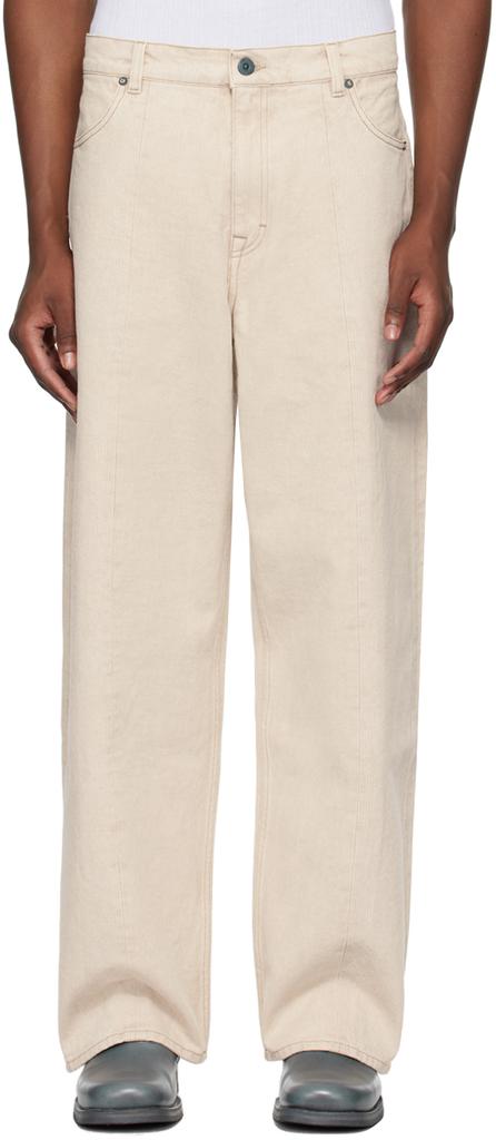 OUR LEGACY Beige Fatigue Cut Jeans