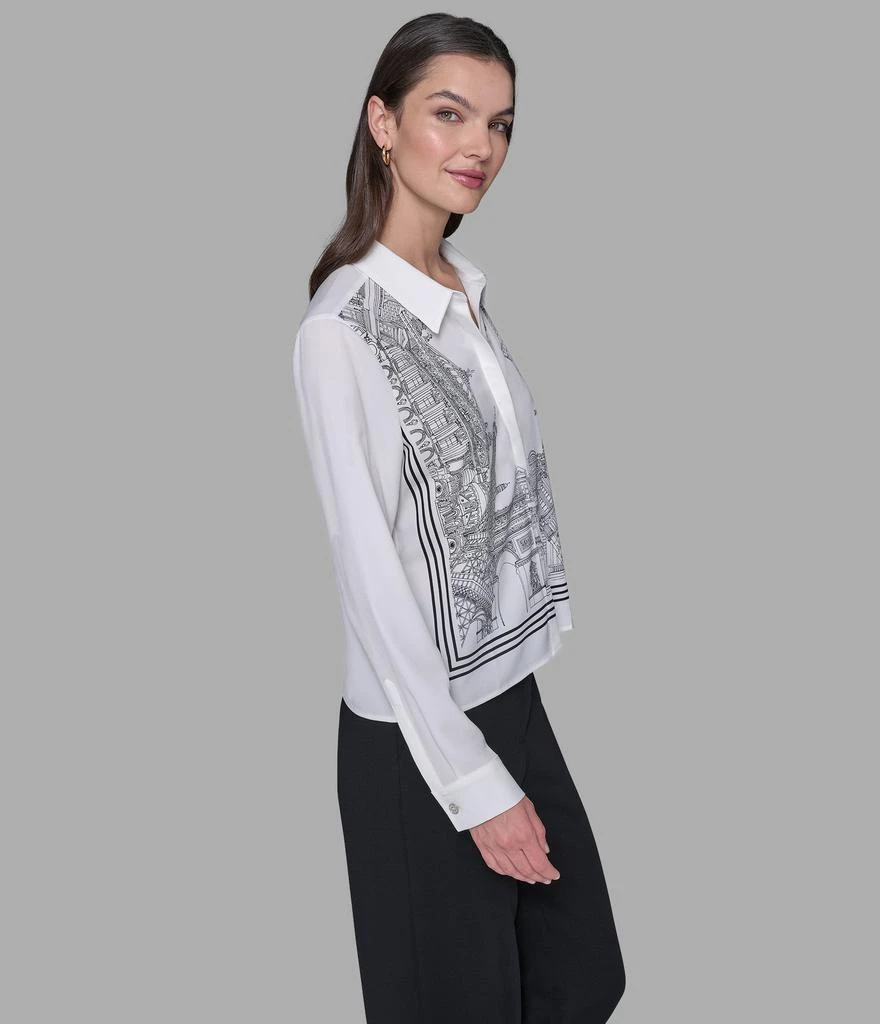Karl Lagerfeld Paris PARIS SCENE SOFT BLOUSE 4