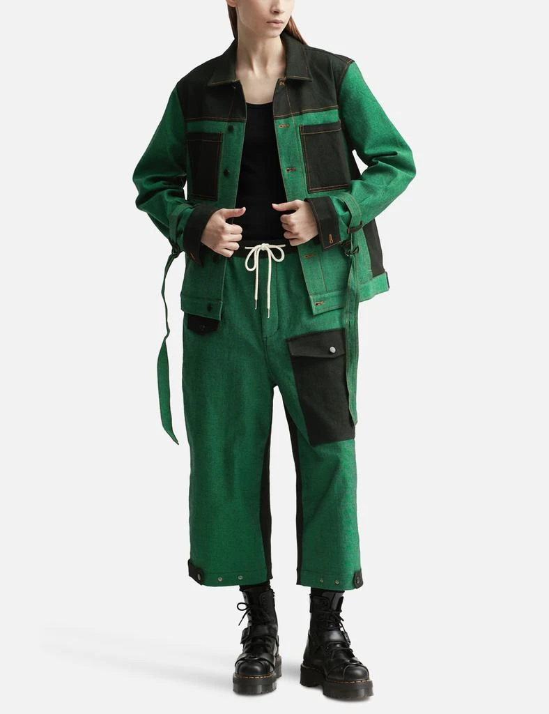 FRIED RICE Unisex Two Tone Wide Leg Pants 9