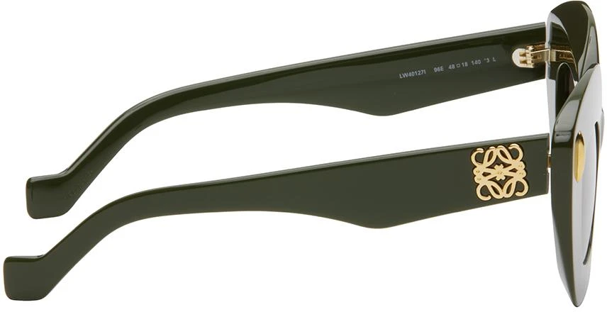 Loewe Green Retro Screen Sunglasses 2