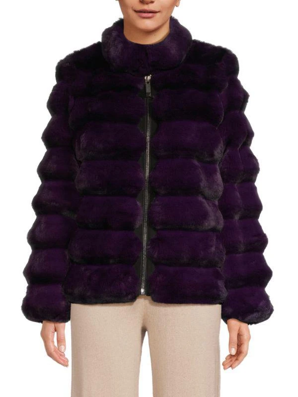 Channeled Faux Fur Jacket – On Sale Now with Up to 48% Off