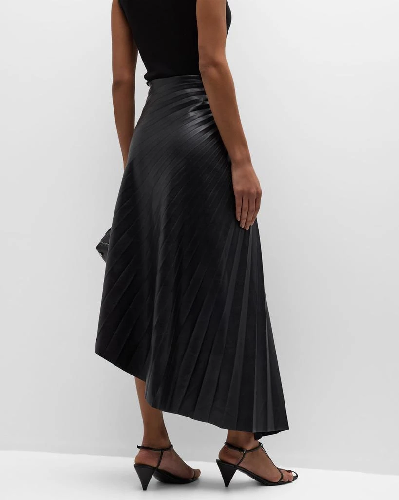 Tatum Faux Leather Ruched Skirt Tatum Faux Leather Ruched Skirt