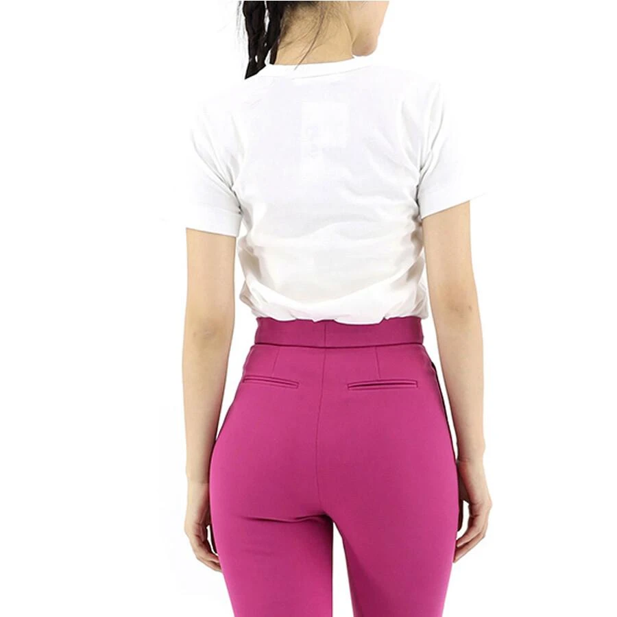 Comme des Garcons Ladies Double Heart Logo Short-sleve T-shirt 3