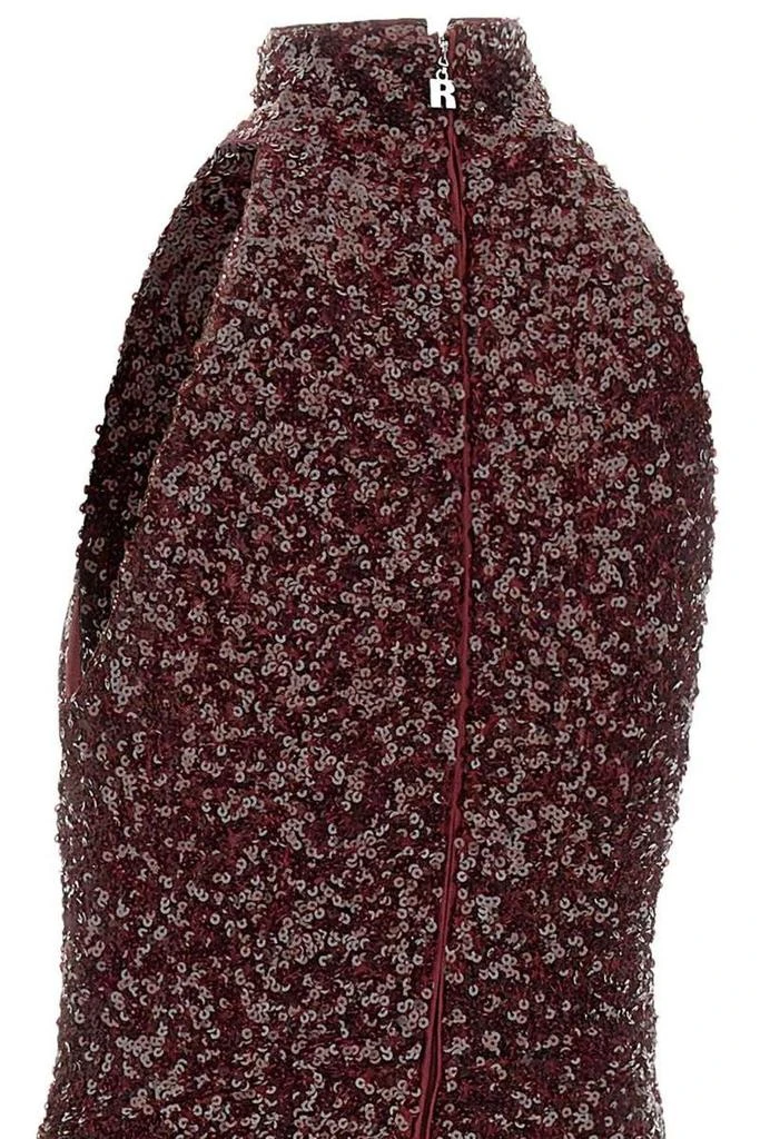 ROTATE Birger Christensen ROTATE Sequin Embellished Midi Ruffle Dress 6