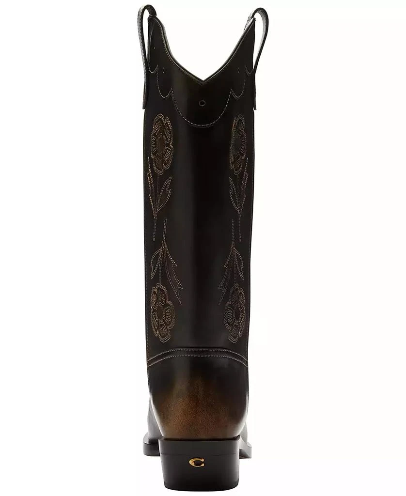 Coach Women's Aria Cowboy Slip-On Tall Boots 3