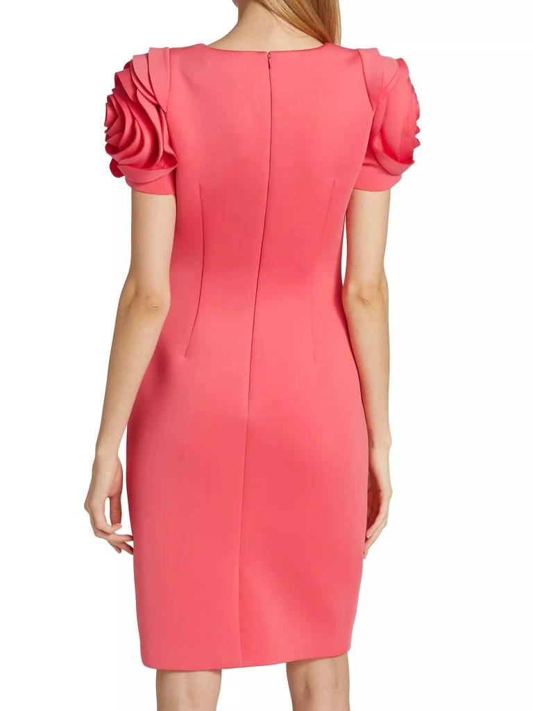Badgley Mischka Rosette Cocktail Dress 5