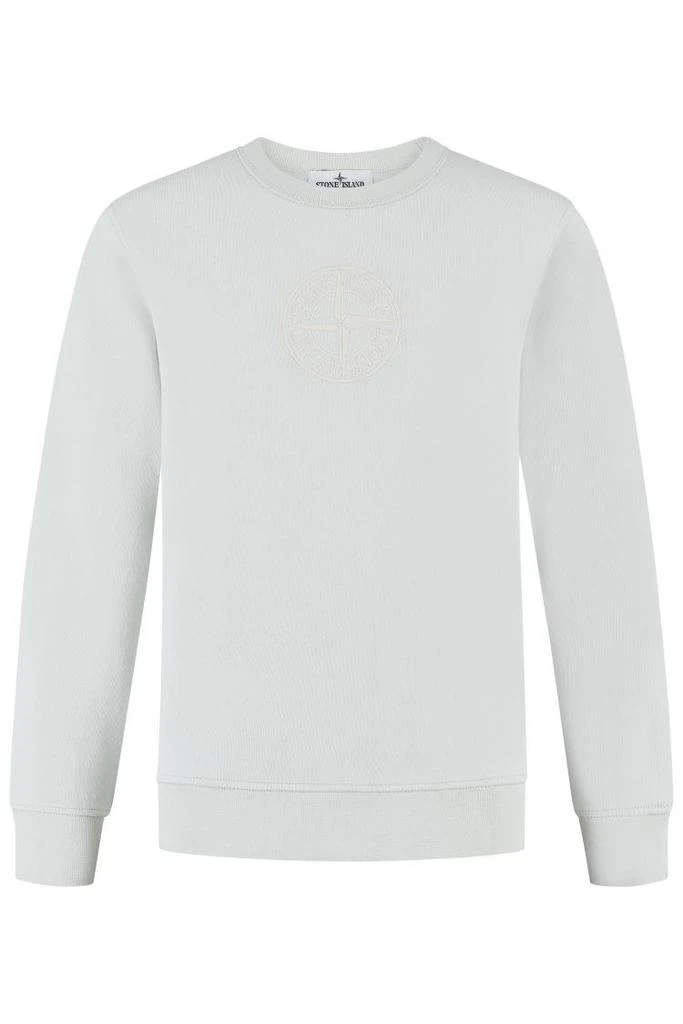 Stone Island Junior Stone Island Junior Compass-Embroidered Crewneck Sweatshirt 1