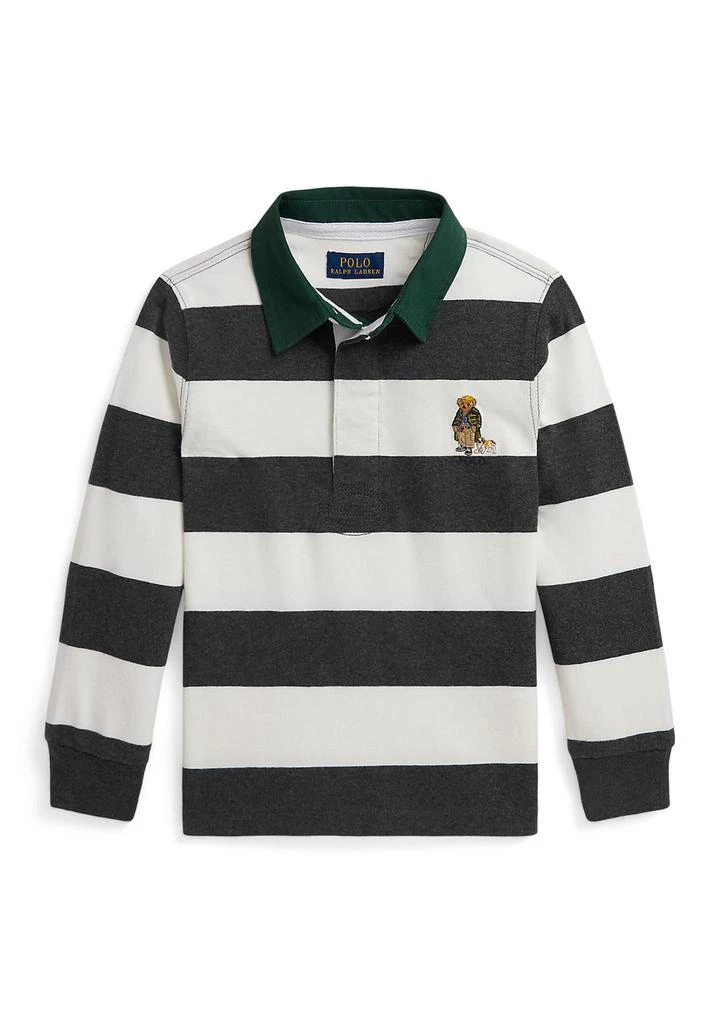 Ralph Lauren Boys 2-7 Polo Bear Cotton Rugby Shirt
