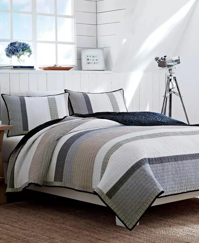 Nautica Tideway Cotton Reversible Quilt 1