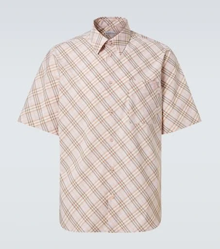 Burberry Burberry Check cotton bowling shirt 1