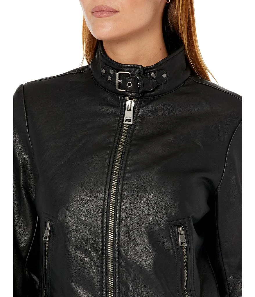 Levi's® Faux Leather Buckle Racer Jacket 3