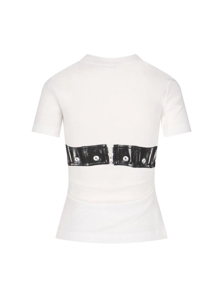 Alexander McQueen Alexander McQueen Biker Bra T-Shirt 2