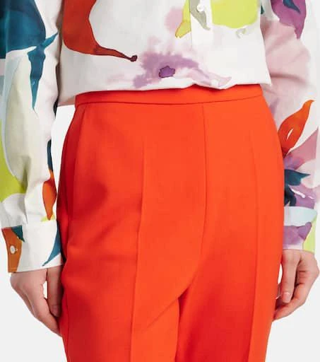 Max Mara Nepeta high-rise wool-blend straight pants 4