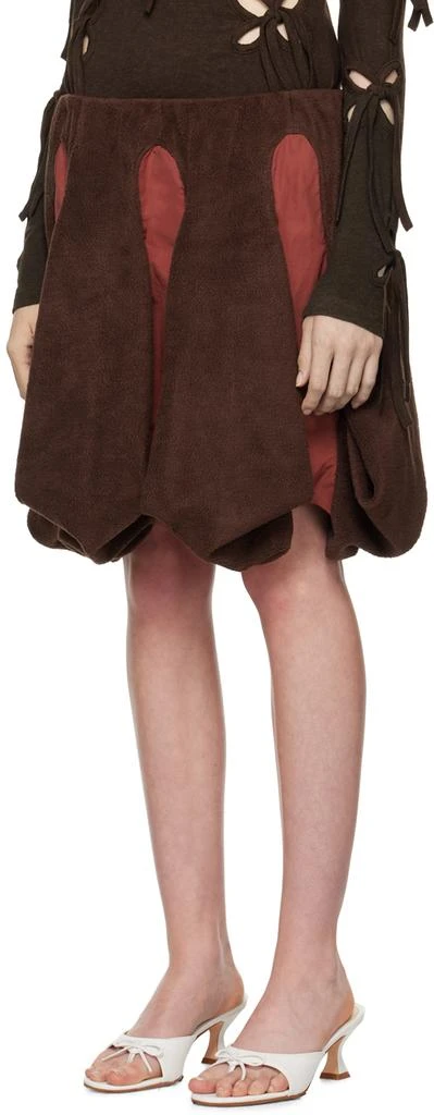 J.Kim Brown Porcelain Figurine Midi Skirt 4