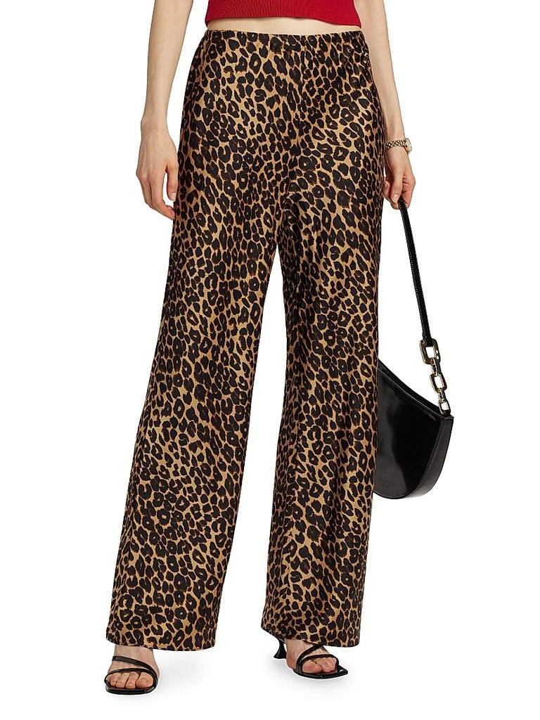 Reformation Gale Satin Mid-Rise Bias Pants 3