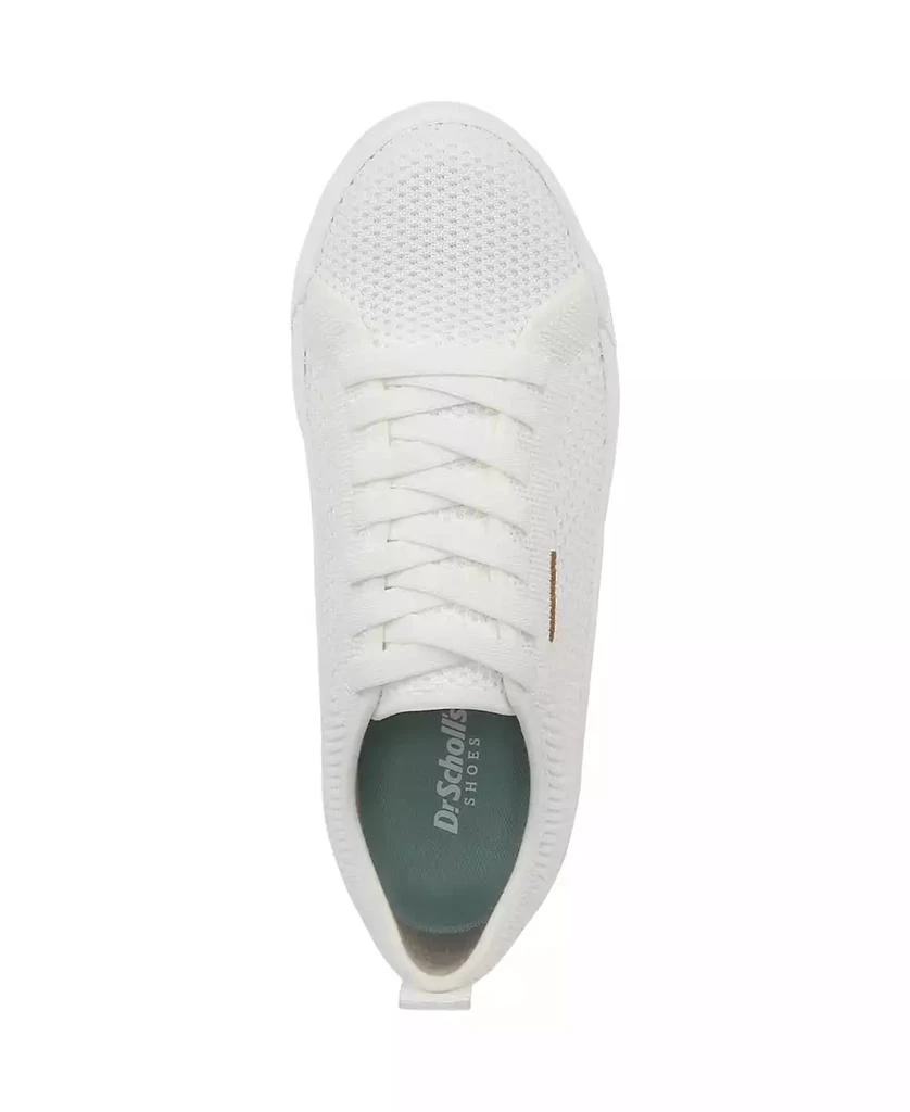 Dr. Scholl's Women's Time Off Knit Lace Up Platform Sneakers 4
