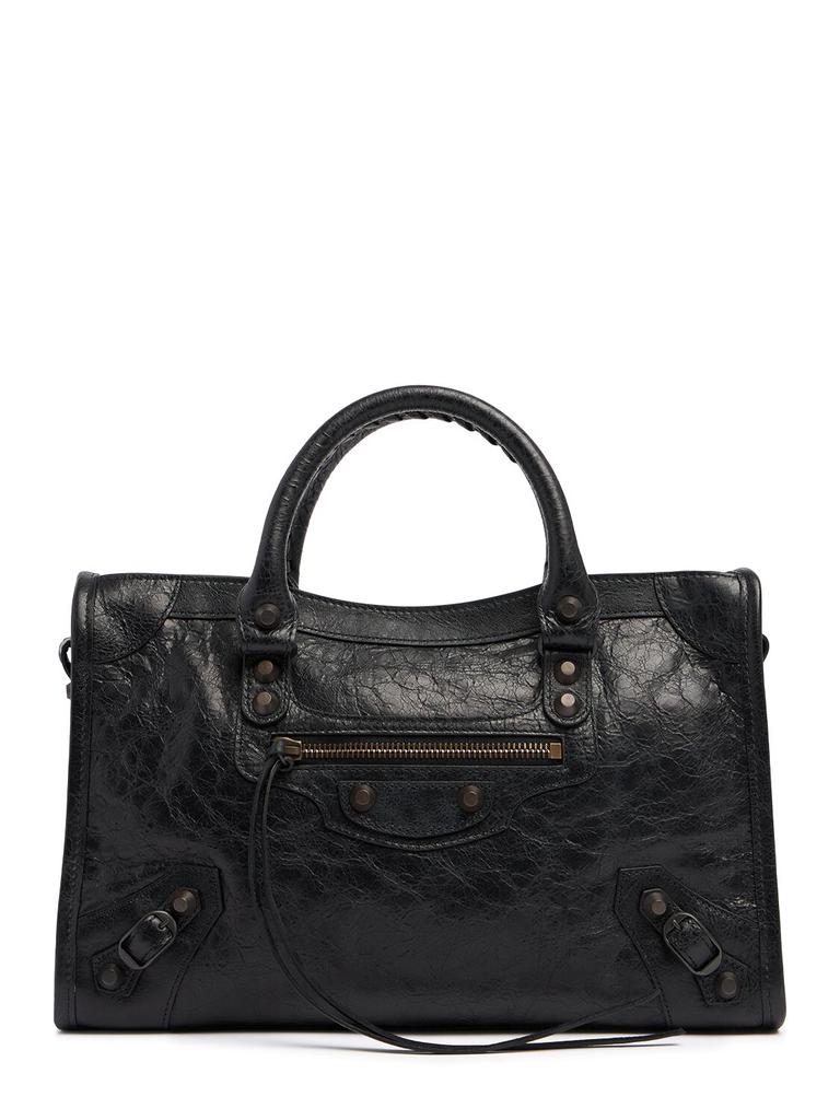 トートバッグ Balenciaga Le City Small Tote Bag In Arena Storico Leather Balenciaga Small Le City Arena Storico Leather Bag - Tote