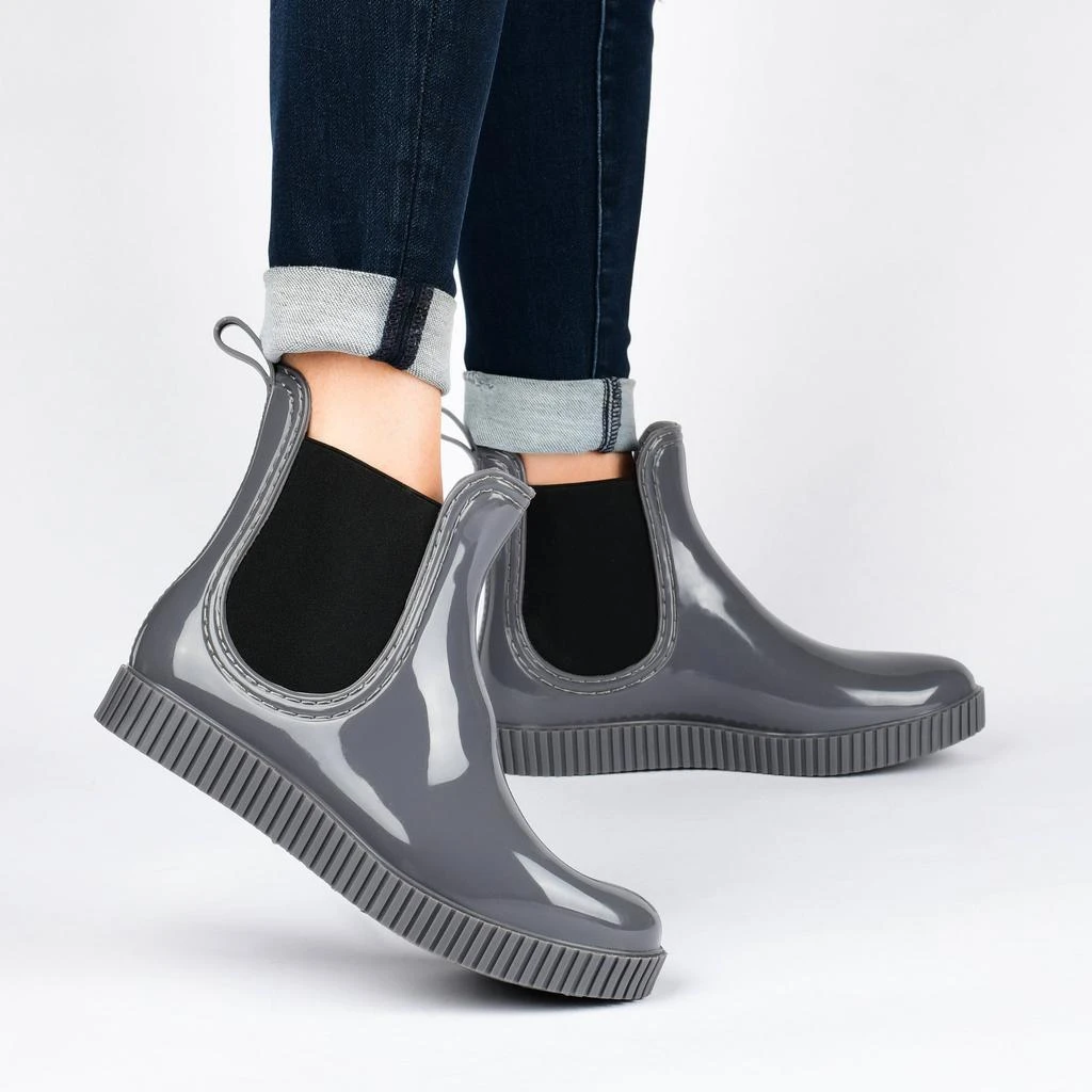 Journee Collection Collection Women's Tru Comfort Foam Drip Rainboot 6