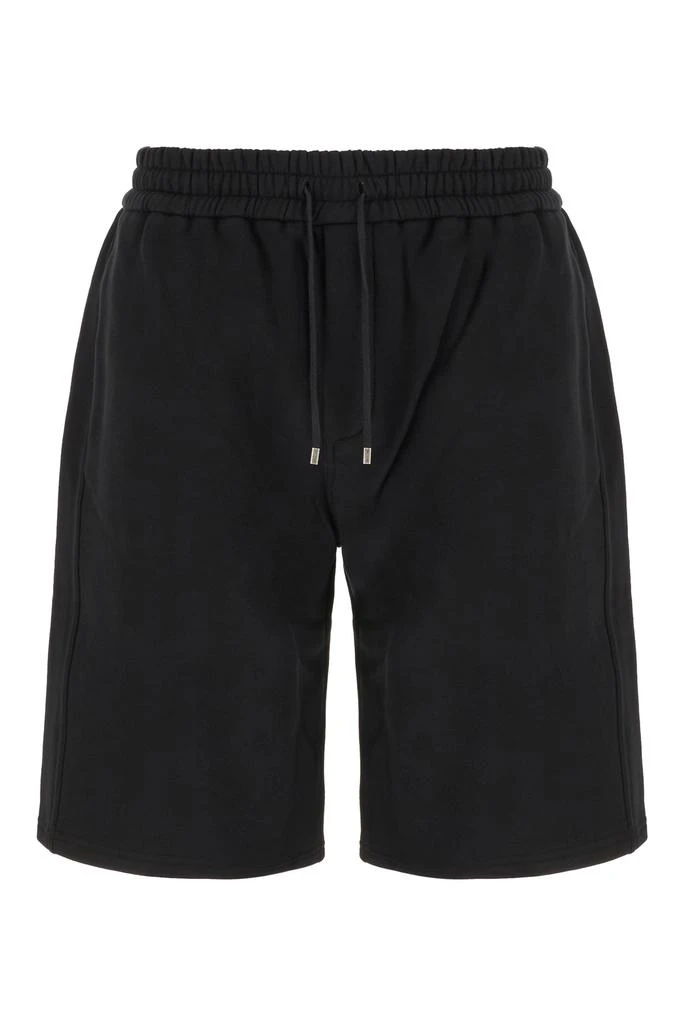 Yves Saint Laurent Black Cotton Bermuda Shorts 1