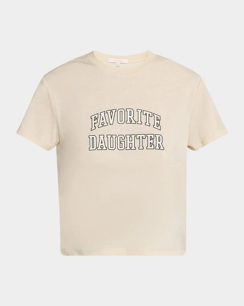 Favorite Daughter Favorite Daughter Cropped Collegiate T-Shirt 1
