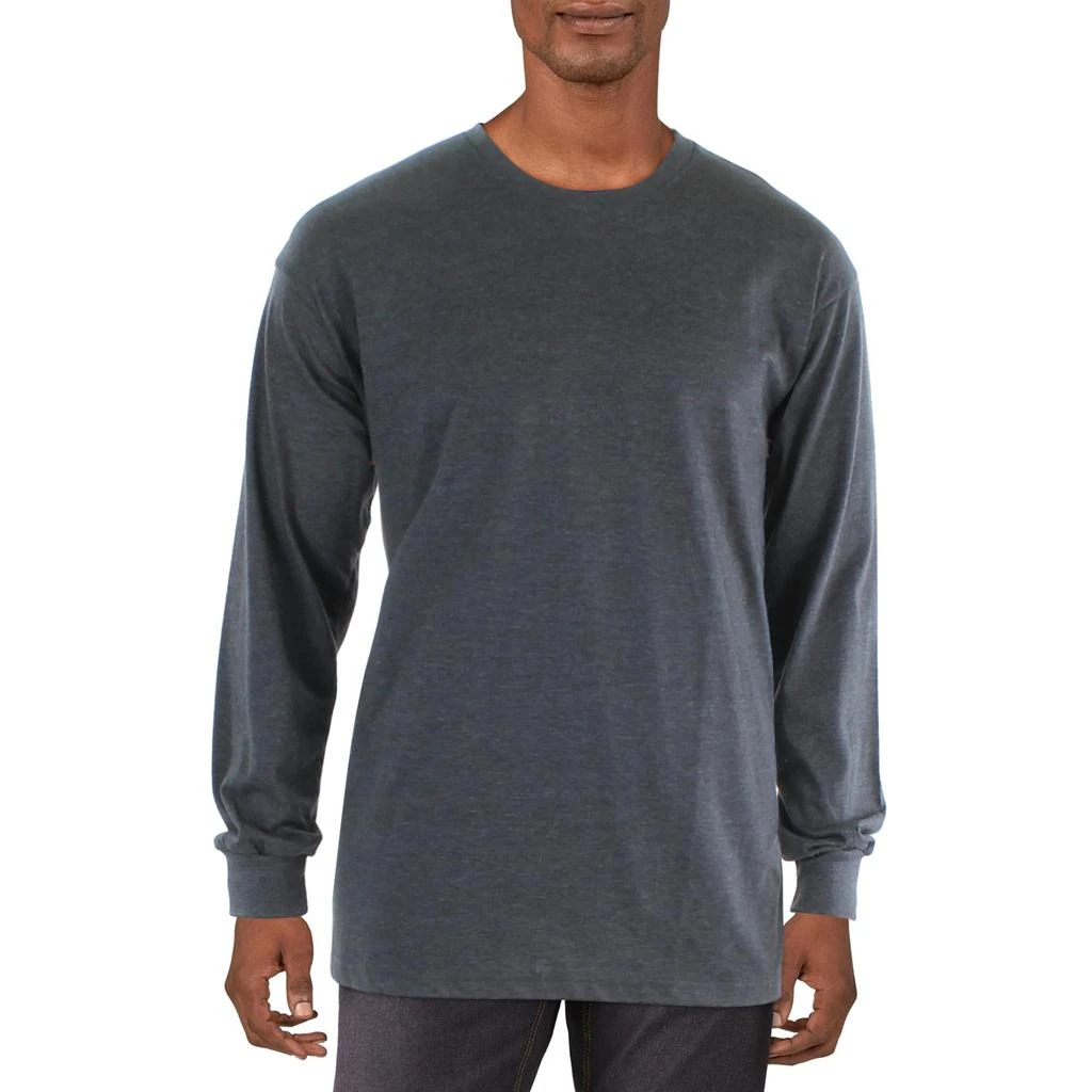 Galaxy By Harvic Mens Heathered Knit T-Shirt 2