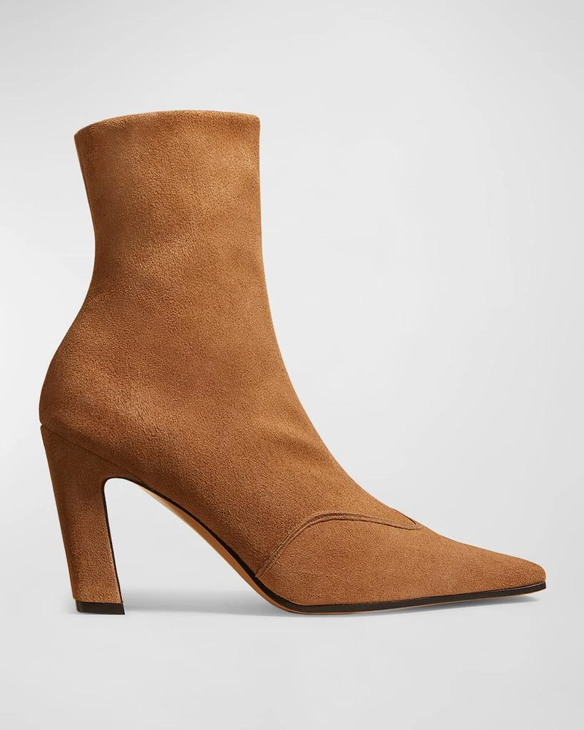 Khaite Nevada Suede Ankle Booties 1