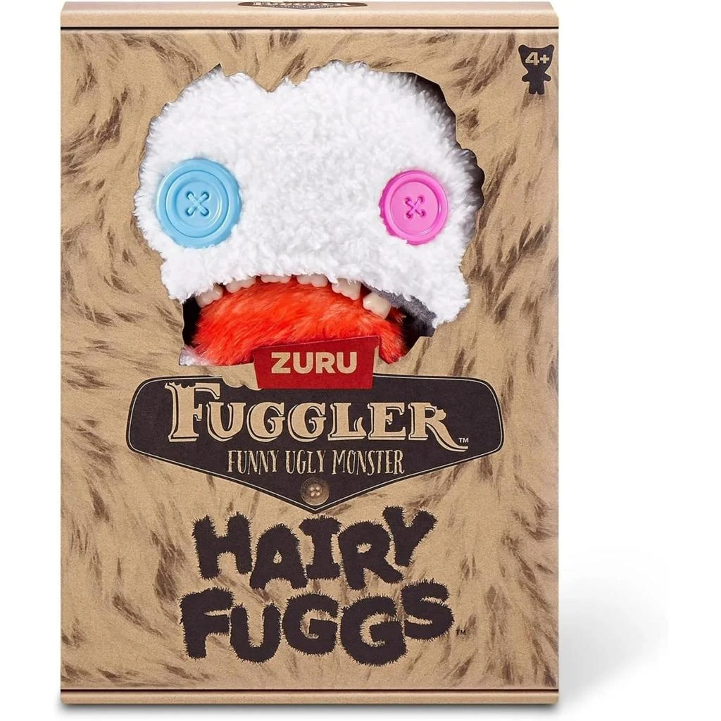 Fuggler Zuru s Hairy Fuggs Oogah Boogah Rainbow Tongue 9 Inch Plush Toy 2