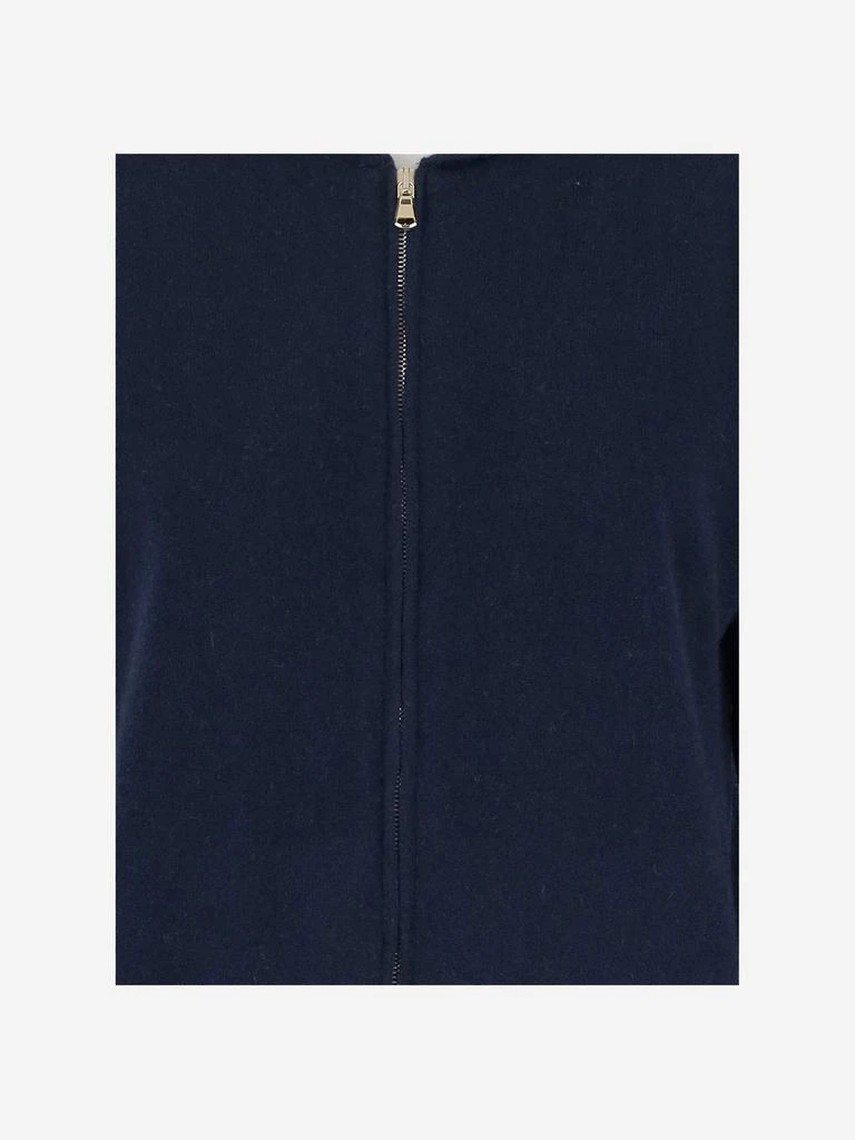 BRUNO MANETTI Bruno Manetti Hooded Zip Sweater 3