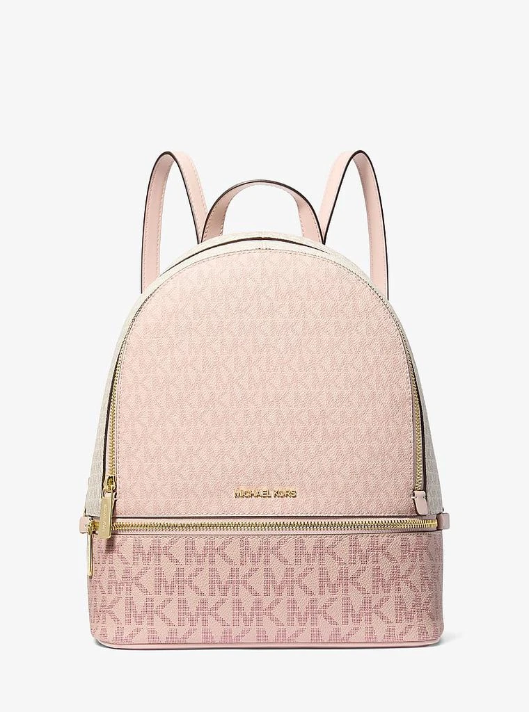 Rhea Medium Color-Block Signature Logo Backpack – On Sale  display picture 2