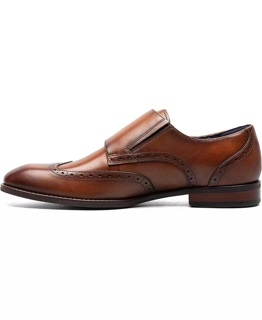 Stacy Adams Men's Karson Wingtip Double-Monk Strap Dress Shoe 4