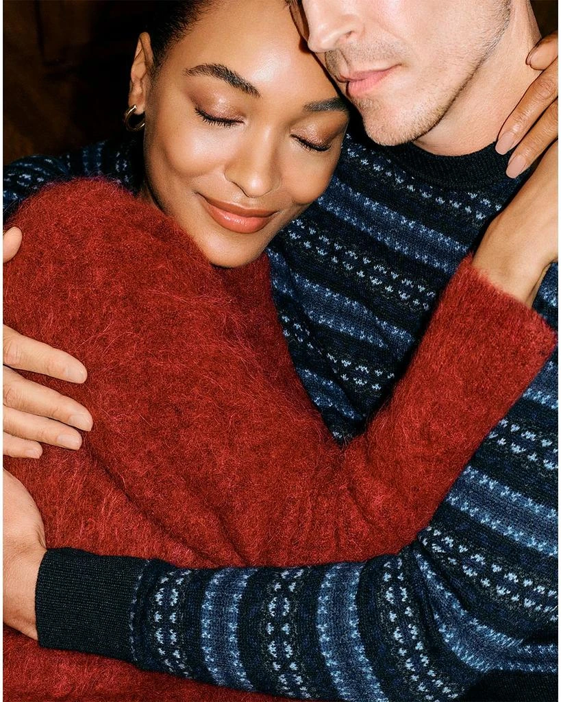 The Men
s Store at Bloomingdale
s Fair Isle Striped Cashmere Sweater - Exclusive 5