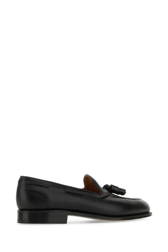 Edward Green Black leather Belgravia loafers 3