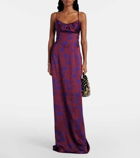 Dries Van Noten Dirios floral jacquard maxi dress 2
