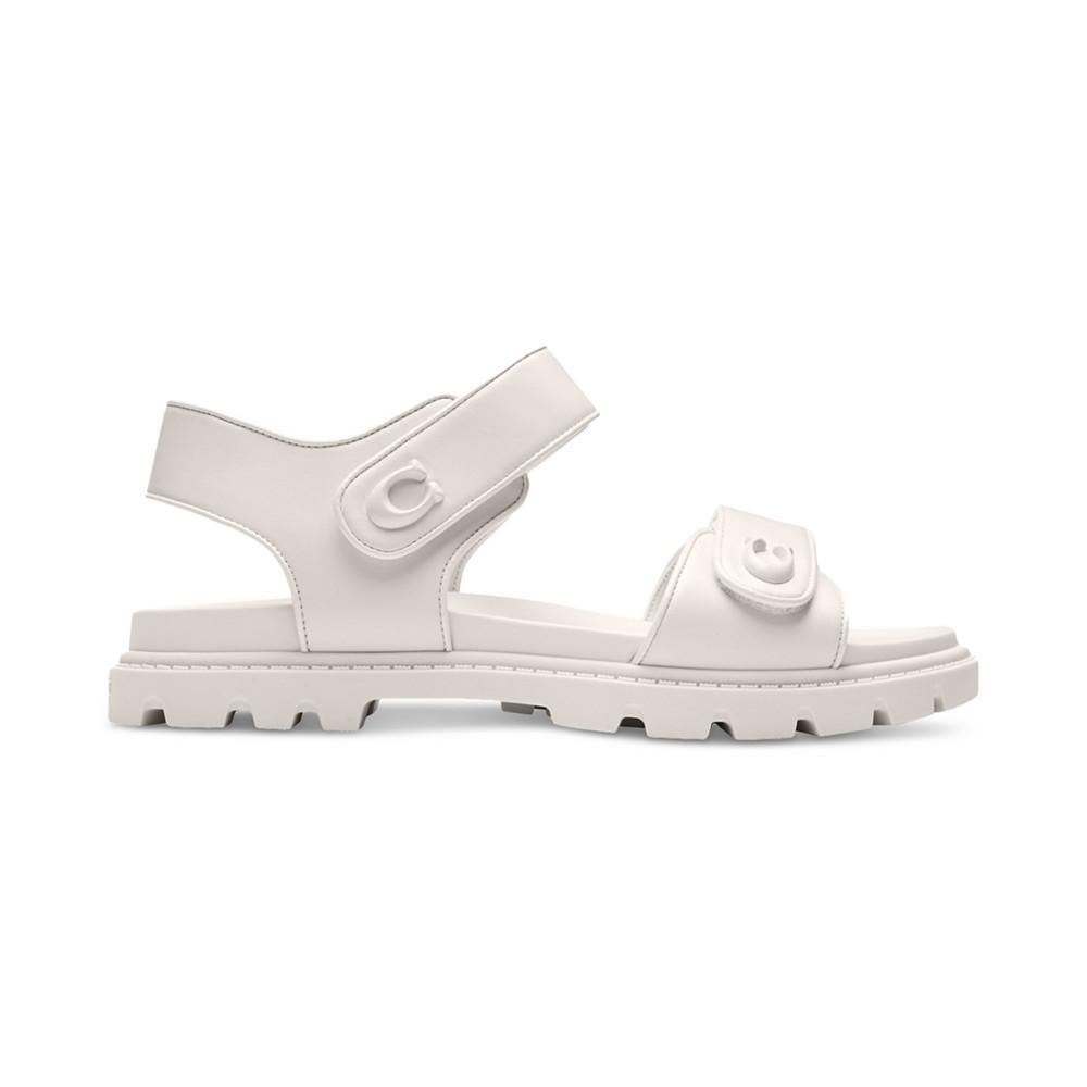 COACH Women's Brynn Double-Band Sporty Lug-Sole Footbed Sandals