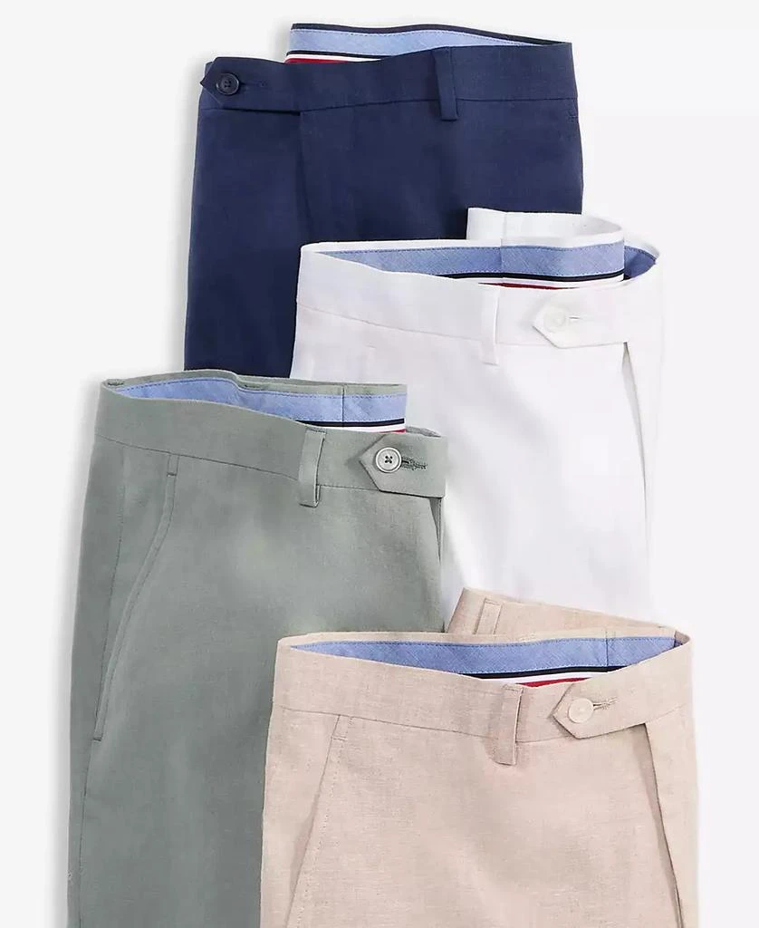 Tommy Hilfiger Men's Modern-Fit Linen Pants 3