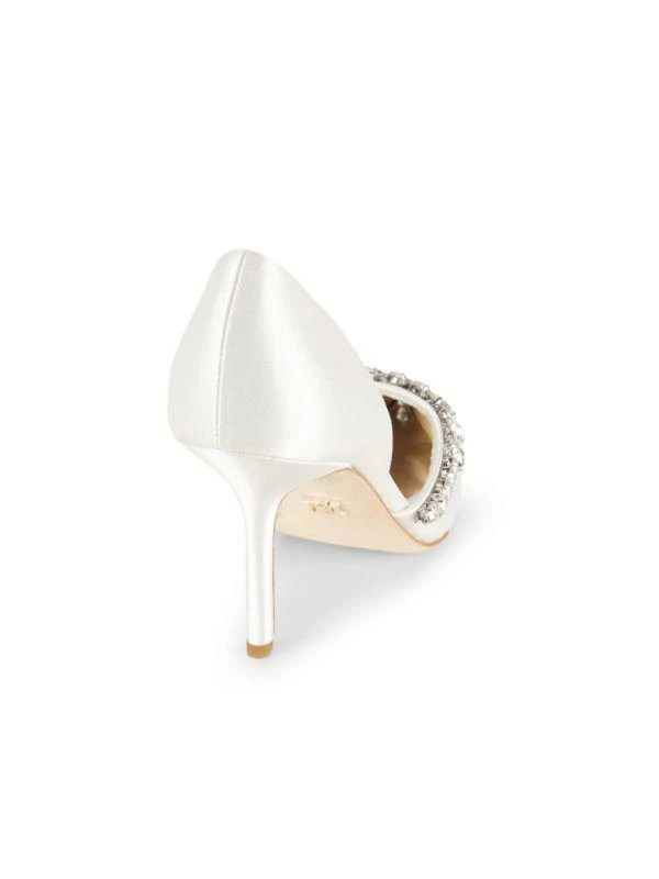 Badgley Mischka Everley 89MM Embellished D'Orsay Pumps 3