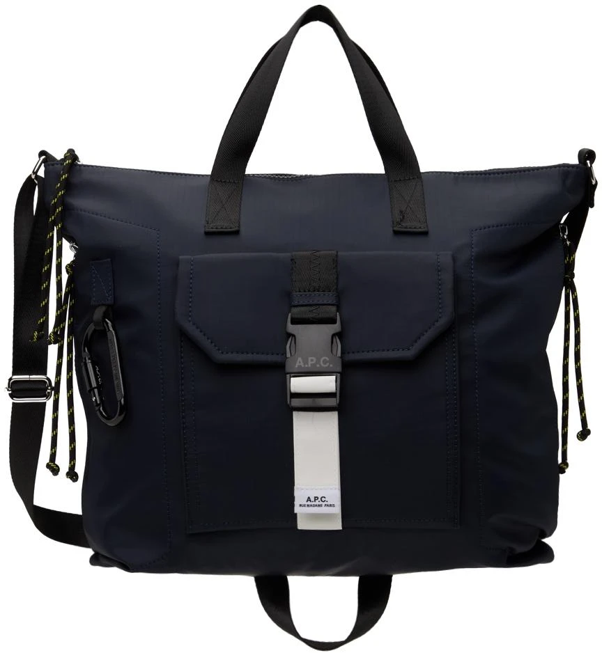 A.P.C. Navy Trek Tote 1
