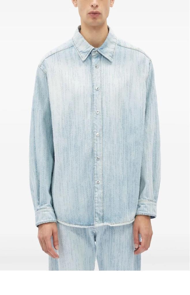 MSGM Light Wash Denim Shirt