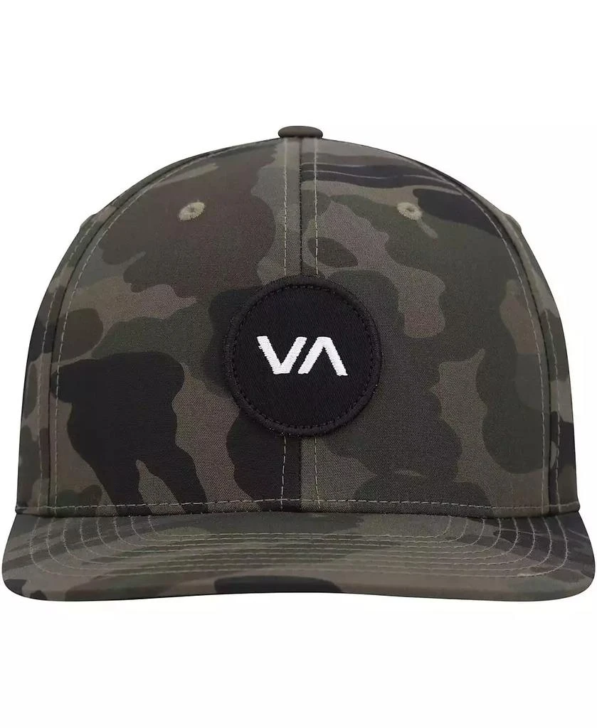 RVCA Men's Camo VA Patch Snapback Hat 2