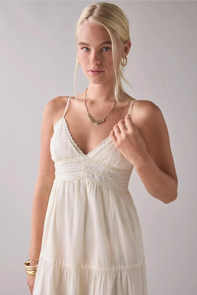 Kimchi Blue Kimchi Blue Serafina Lace Trim Tiered Babydoll Maxi Dress 5
